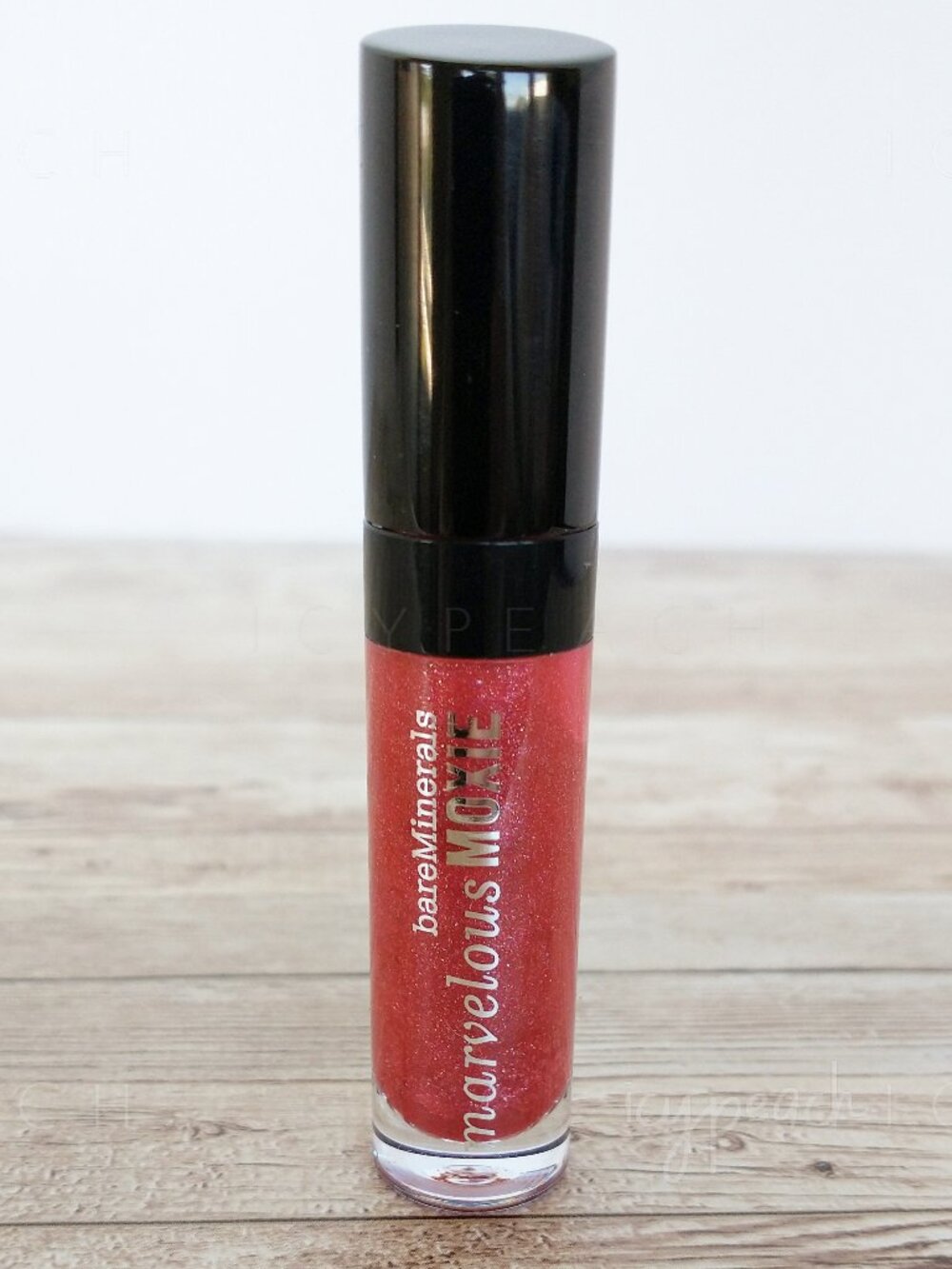 bareMinerals Firecracker Lip Gloss 2.25ml/.07oz Travel Size Shimmer Red Classic